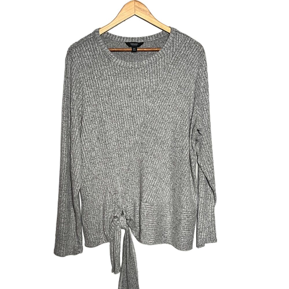 XXL Gray Knit Sweater, Simply Vera